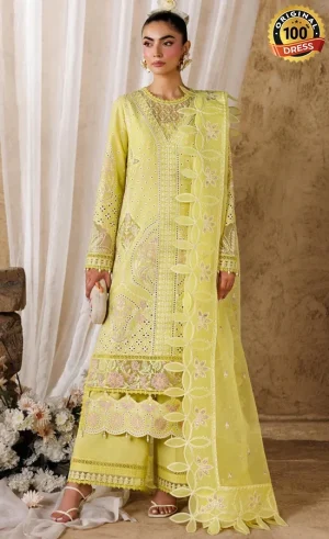 Akbar Aslam Embroidered Lawn Felene Dress (4)