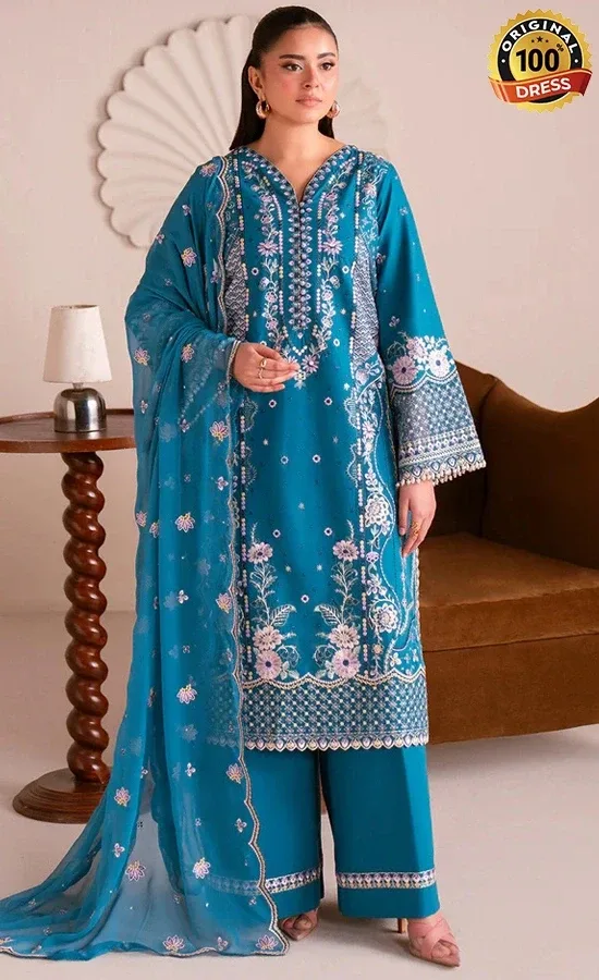 Maryum N Maria Embroidered Lawn Amelie Dress (1) Maryum N Maria Embroidered Lawn Amelie Dress (1)