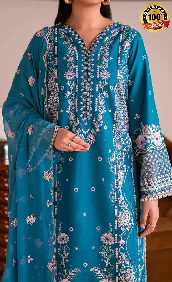Maryum N Maria Embroidered Lawn Amelie Dress (4)