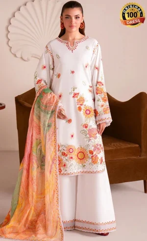 Maryum N Maria Embroidered Lawn Isabelle Dress (1)