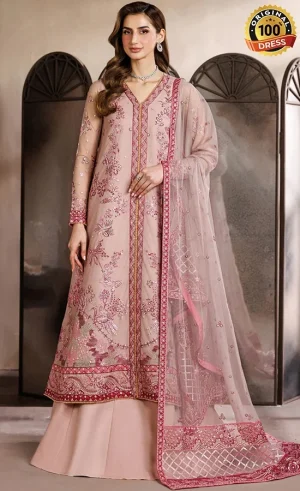 Zarif PK Emberoidered Net ZYR-PARISA-02 Dress (4)