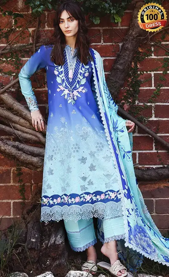 Embroidered-Lawn-Moonlit-Ease-Dress-3 Embroidered-Lawn-Moonlit-Ease-Dress-3