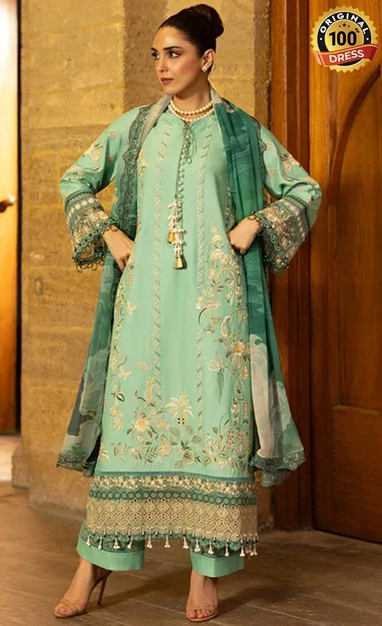 Imrozia PK Embroidered Lawn Yalina Dress (2)