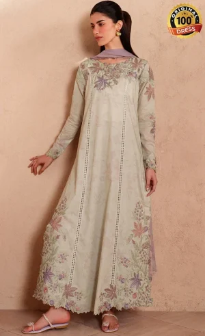 Iznik PK Embroidered Printed Lawn Dres (2)