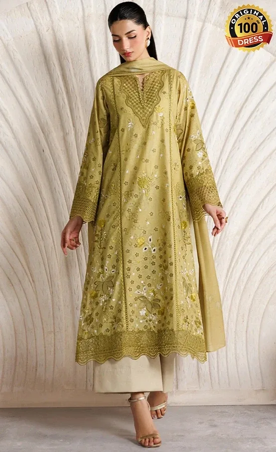 Iznik PK Embroidered Printed Lawn IBE-09 Dress (2) Iznik PK Embroidered Printed Lawn IBE-09 Dress (2)