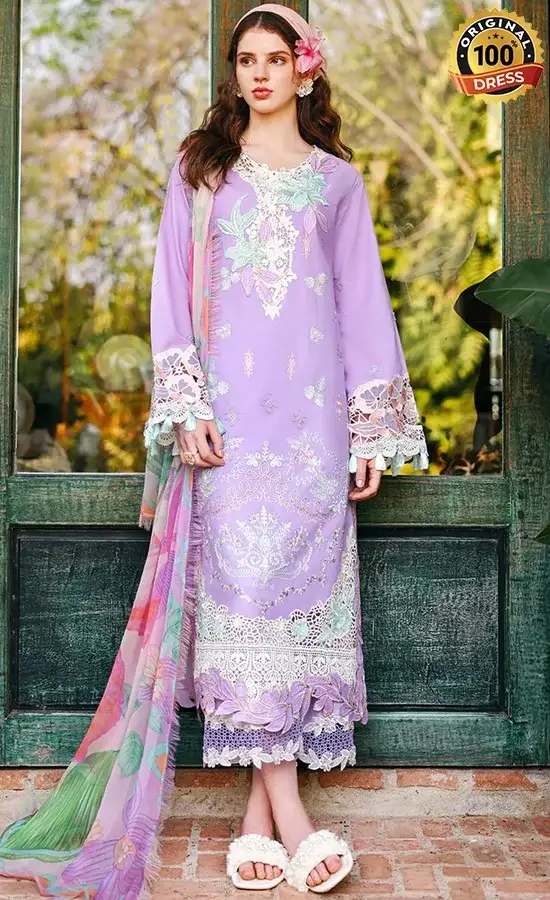 Mushq PK Embroidered Lawn Dewspell Dress (1) Mushq PK Embroidered Lawn Dewspell Dress (1)