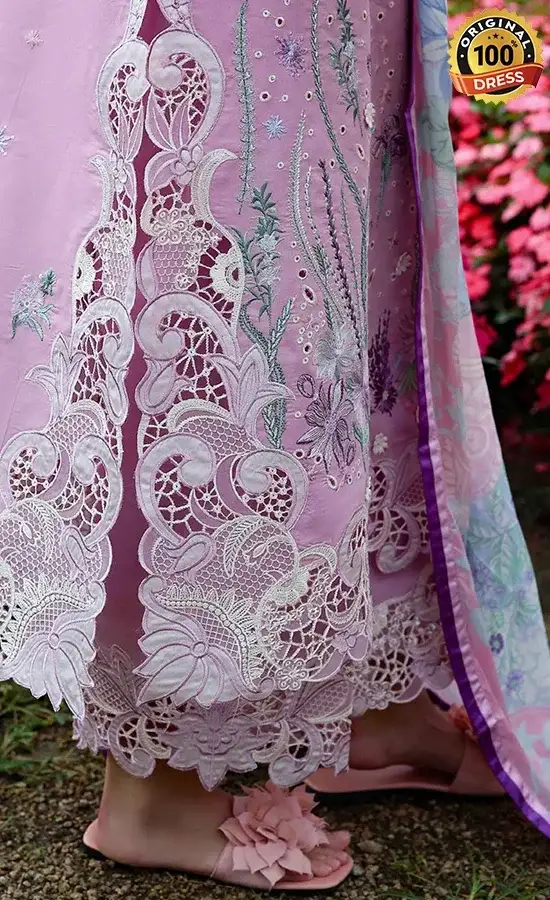 Mushq PK Embroidered Lawn Dewspell Dress (2)