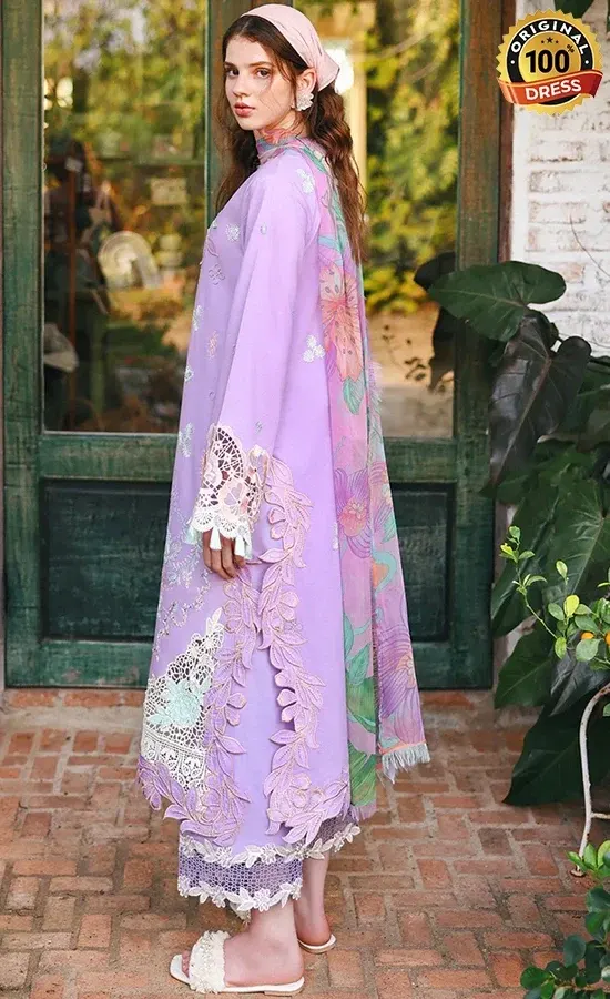 Mushq PK Embroidered Lawn Dewspell Dress (4)