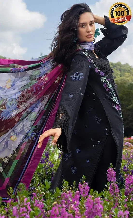 Mushq PK Embroidered Lawn Garden Lullaby Dress (1)