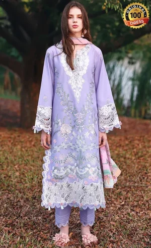 Mushq PK Embroidered Lawn Hidden Dahlia Dress (2)