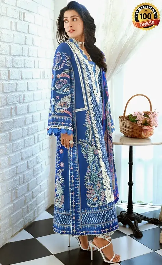 Mushq PK Embroidered Lawn Moonlit Dreams Dress (1)