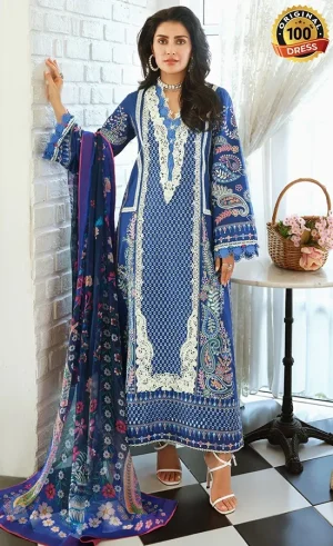Mushq PK Embroidered Lawn Moonlit Dreams Dress (2)