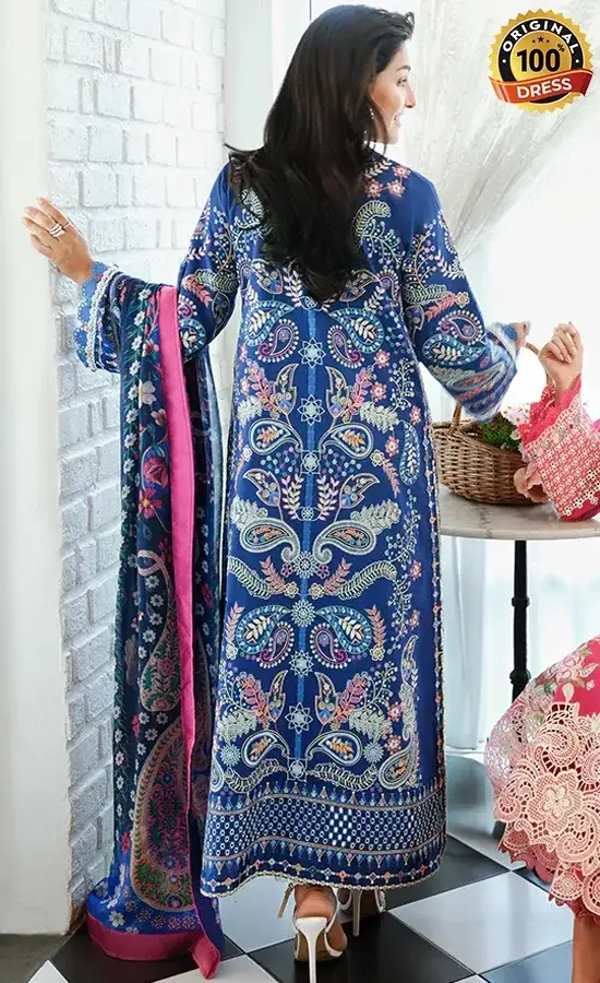 Mushq PK Embroidered Lawn Moonlit Dreams Dress (3)