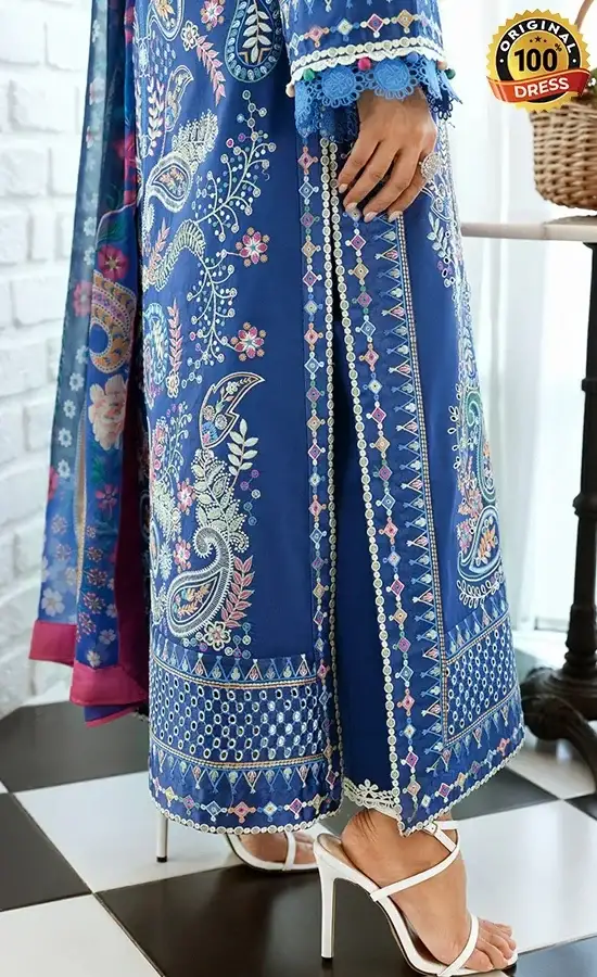 Mushq PK Embroidered Lawn Moonlit Dreams Dress (4)