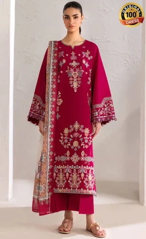 Baroque PK Embroidered Lawn UF-4449 Dress (2)