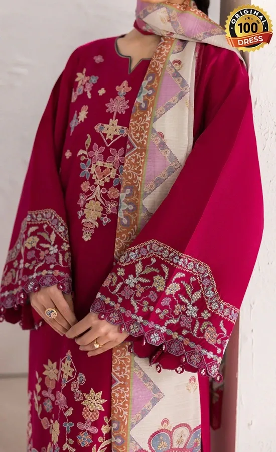 Baroque PK Embroidered Lawn UF-4449 Dress (3)