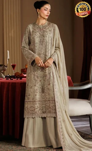 Embroidered Chiffon Elara Dress (1)