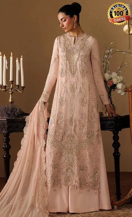 Embroidered Chiffon Reverie Dress (2) Embroidered Chiffon Reverie Dress (2)