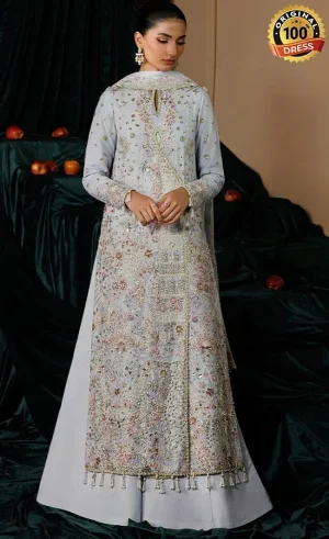 Embroidered Chiffon Selene Dress (2)