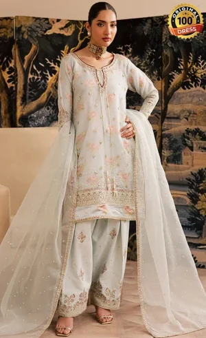 Embroidered Organza Elain Dress (1)