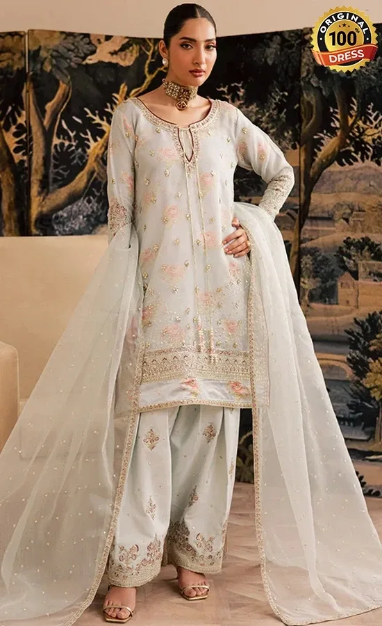 Embroidered Organza Elain Dress (1) Embroidered Organza Elain Dress (1)