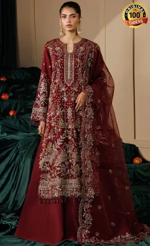 Embroidered Organza Solstice Dress (2)