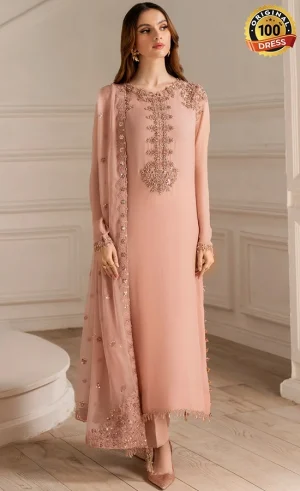 Iznik PK Embroidered Chiffon UE-479 Dress (3)