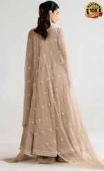 Iznik PK Embroidered Ramen Silk UE-648 Dress (2)