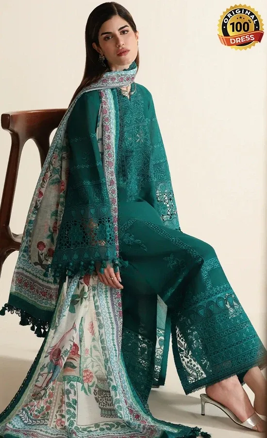 Jazmin Embroidered Lawn IL26-D03 Dress (1)