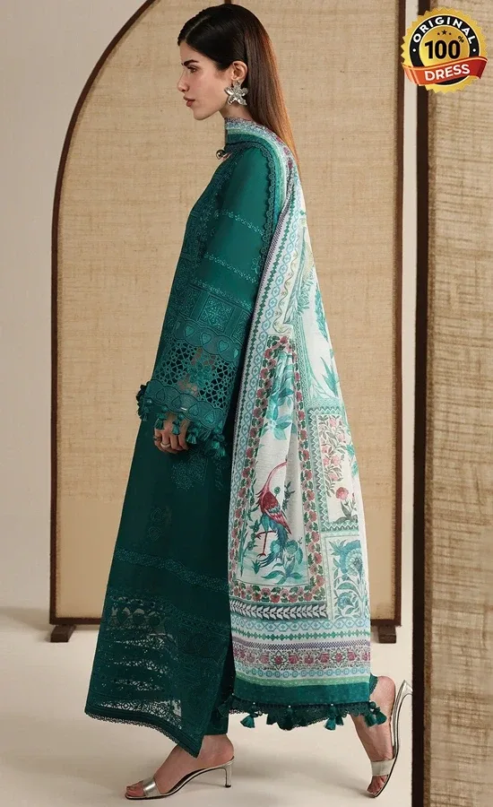 Jazmin Embroidered Lawn IL26-D03 Dress (2)