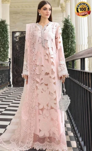 Maria B Embroidered Lawn EL-26-02 Dress (1)