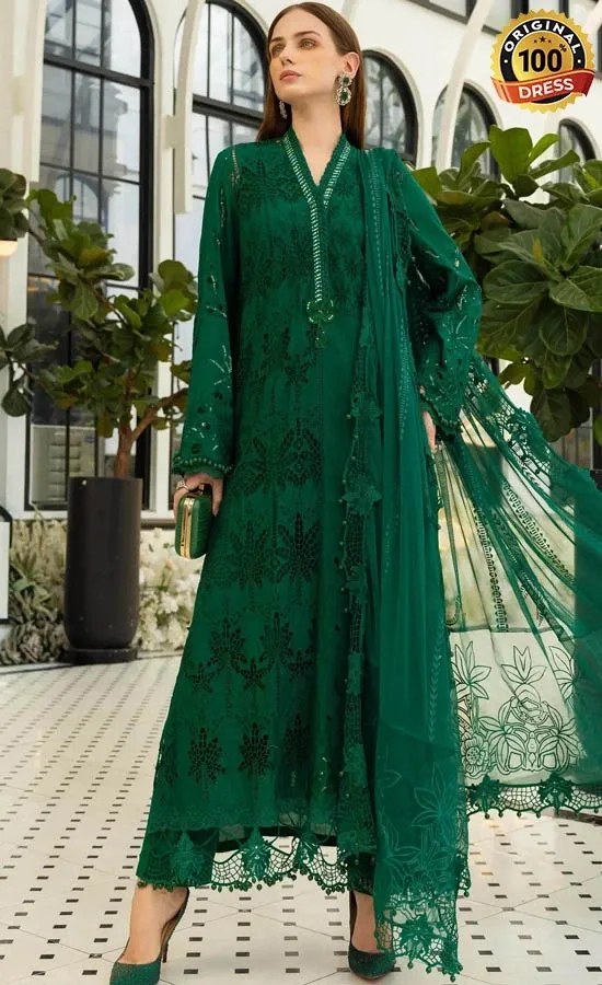 Maria B Embroidered Lawn EL-26-04 Dress (2) Maria B Embroidered Lawn EL-26-04 Dress (2)