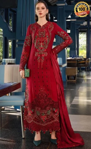 Maria B Embroidered Lawn EL-26-05 Dress (2)