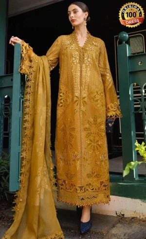 Maria B Embroidered Lawn EL-26-07 Dress (3)