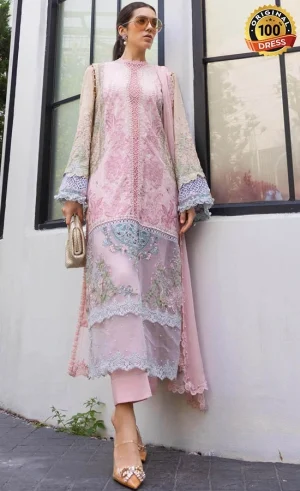 Maria B Embroidered Lawn EL-26-09 Dress (2)