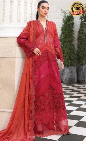 Maria B Embroidered Lawn EL-26-13 Dress (1)