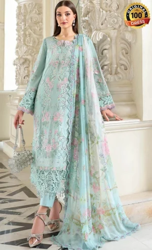 Maria B Embroidered Lawn EL-26-15 Dress (4)