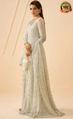 Zarif PK Emberoidered Net Atash Dress (1)