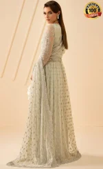 Zarif PK Emberoidered Net Atash Dress (2)
