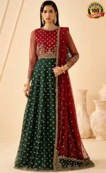 Zarif PK Emberoidered Net Elika Dress (2)